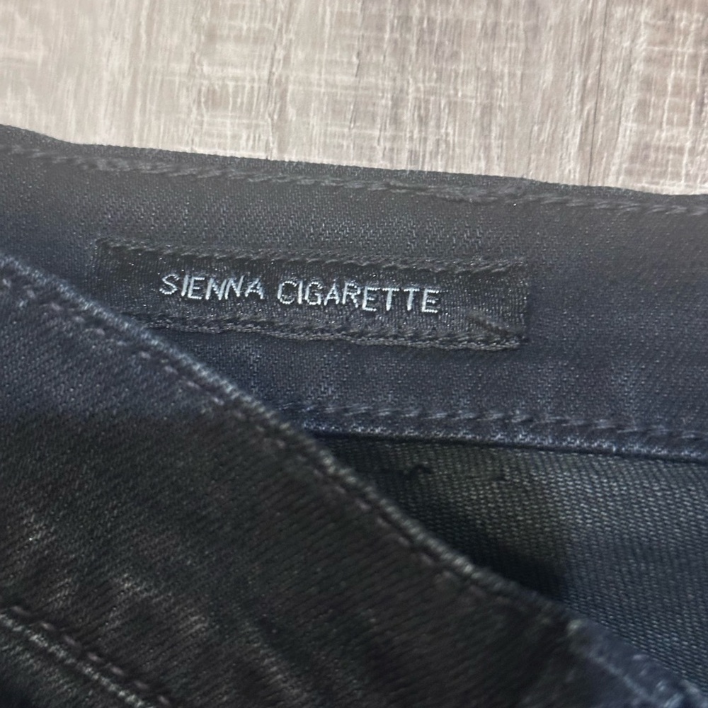 Lucky Brand Sienna Cigarette blk distress jeans 2/26 - Picture 6 of 7